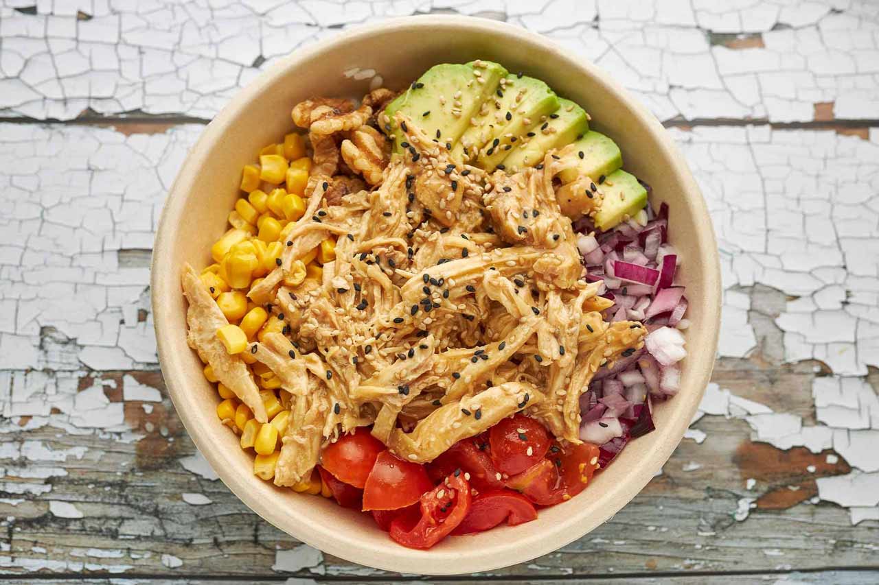 Event Catering with a Colorful Poke Bowl